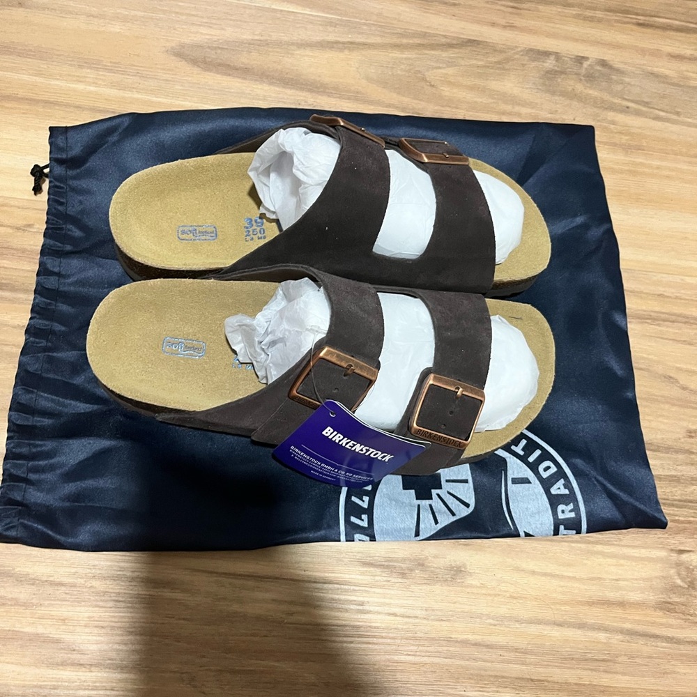 Birkenstock Men's Dark Brown Sandals